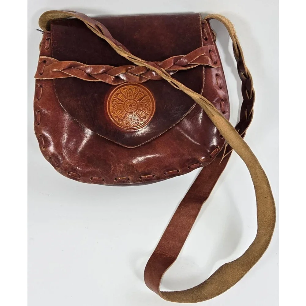 Vintage Wilsons Leather Saddlebag Purse – Handcrafted Style with Boho Flair